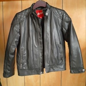 Kids Faux Leather Jacket